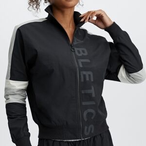 Fabletics Jayda Woven Jacket Size XXL Front Zip with Pockets Outerwear